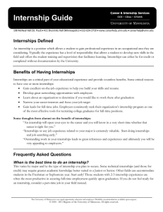 Internship Guide