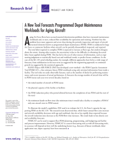 A A New Tool Forecasts Programmed Depot Maintenance Workloads for Aging Aircraft