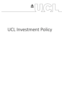 UCL Investment Policy