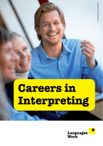 Careers in Interpreting Arcurs uri