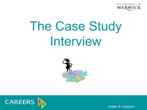 The Case Study Interview