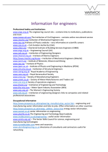 Information for engineers
