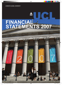 financial statements 2007 london’s global university 0506 Annual Report Coverfinal.indd   1