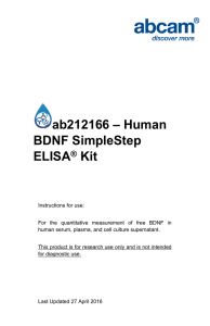 ab212166 – Human BDNF SimpleStep ELISA Kit
