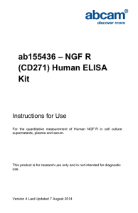 ab155436 – NGF R (CD271) Human ELISA Kit Instructions for Use