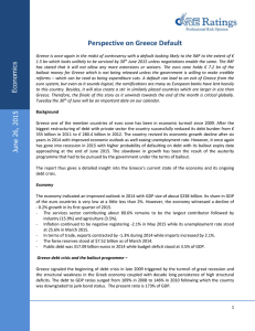 Perspective on Greece Default  s