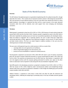 State of the World Economy s ic