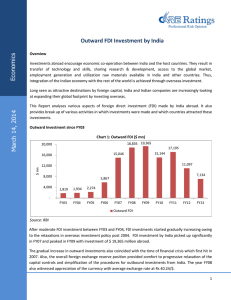Outward FDI Investment by India s ic