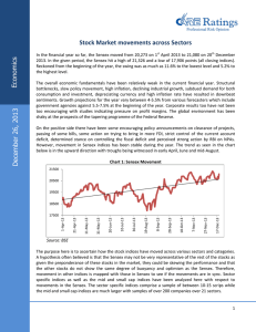 Stock Market movements across Sectors s ic
