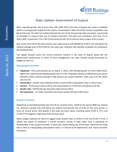 State Update: Government of Gujarat  s