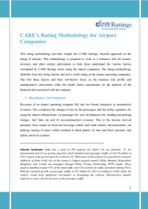 CARE’s Rating Methodology for Airport Companies