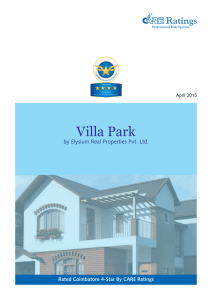 Villa Park by Elysium Real Properties Pvt. Ltd. April 2015