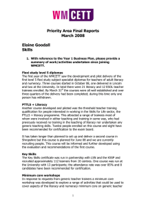 Priority Area Final Reports March 2008 Elaine Goodall Skills