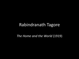 Rabindranath Tagore The Home and the World