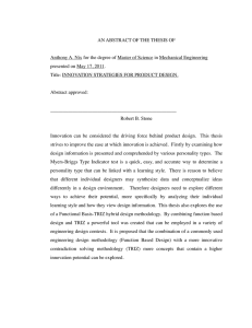 AN ABSTRACT OF THE THESIS OF