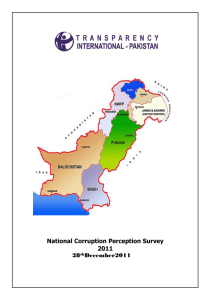 National Corruption Perception Survey 2011 28