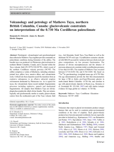 Volcanology and petrology of Mathews Tuya, northern