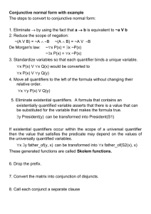Conjunctive normal form with example  a