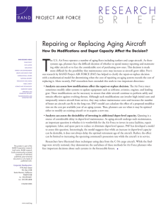 T Repairing or Replacing Aging Aircraft