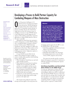 O Developing a Process to Build Partner Capacity for Research Brief