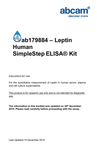 ab179884 – Leptin Human SimpleStep ELISA® Kit