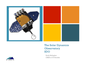 + The Solar Dynamics Observatory SDO
