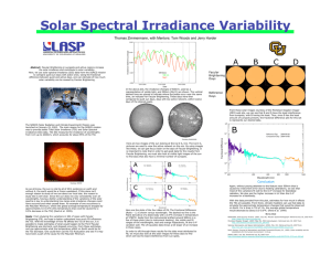 Solar Spectral Irradiance Variability A B C