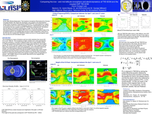 Comparing the low-- and mid latitude ionosphere and electrodynamics of... coupled GIP TIE-GCM