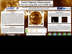 Cavity Magnetic Observations: A Survey using AIA and CoMP data