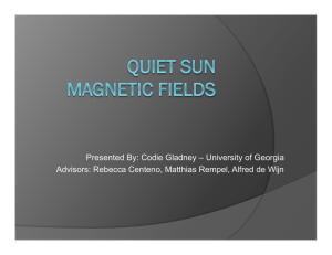Presented By: Codie Gladney – University of Georgia