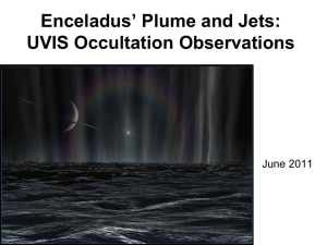 Enceladus’ Plume and Jets: UVIS Occultation Observations June 2011
