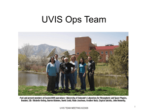 UVIS Ops Team UVIS TEAM MEETING 6/23/08 1