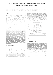 The EUV spectrum of the Venus dayglow: observations