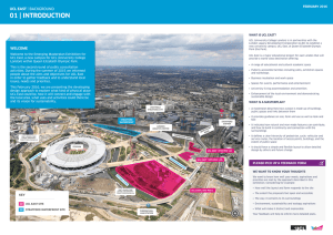 01    |  INTRODUCTION UCL EAST FEBRUARY 2016