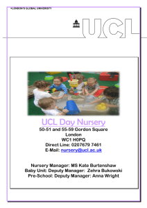 UCL Day Nursery