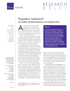 A Population Implosion? Low Fertility and Policy Responses in the European Union