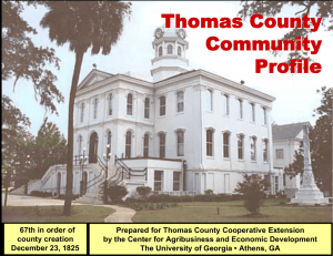 Thomas County Community Profile