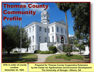 Thomas County Community Profile