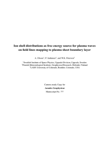 Ion shell distributions as free energy source for plasma waves