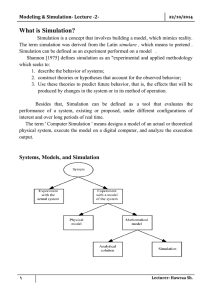 What is Simulation?