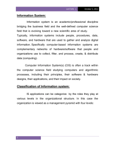 Information System: