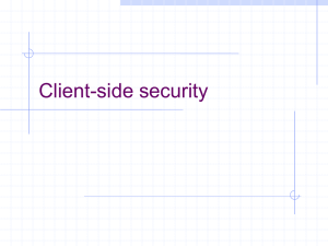 Client-side security