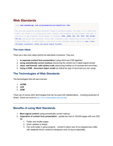 Web Standards