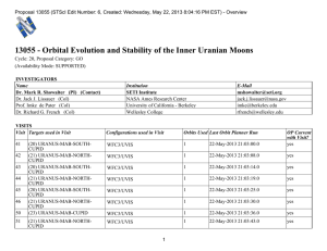 13055 - Orbital Evolution and Stability of the Inner Uranian...