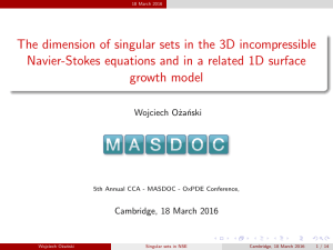The dimension of singular sets in the 3D incompressible