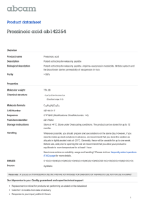 Pressinoic acid ab142354 Product datasheet Overview Product name
