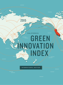 GREEN INNOVATION INDEX 2015