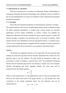 1-7 MECHANICAL TESTING