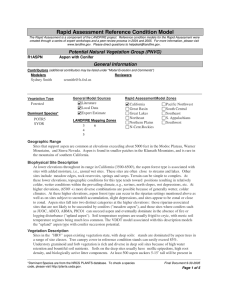 Rapid Assessment Reference Condition Model