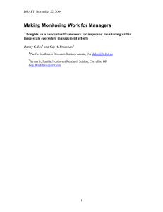 Making Monitoring Work for Managers